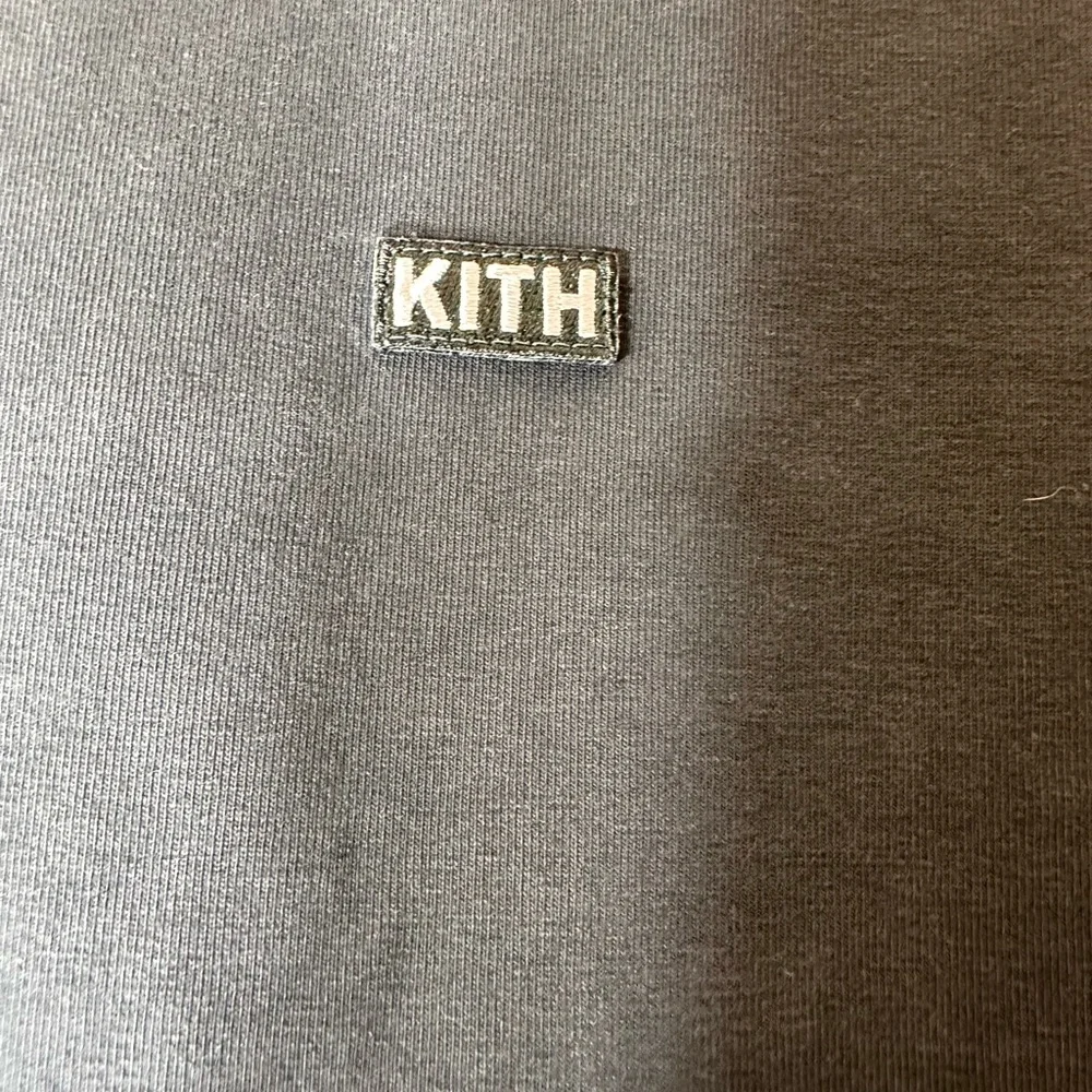 KITH Lenox mock neck box logo long sleeve sweatshirt size M navy - Picture 4 of 12